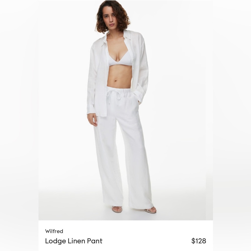 Wilfred Free Lodge Linen Pant